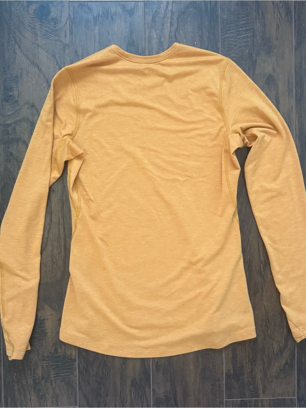 REI Gold Yellow Small Long Sleeve Athletic Tee - Picture 2 of 7